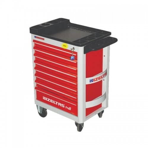 İzeltaş Garaj Serisi Takım Dolabı - 7 Çekmeceli  (Mavi - Boş) - 8242322008