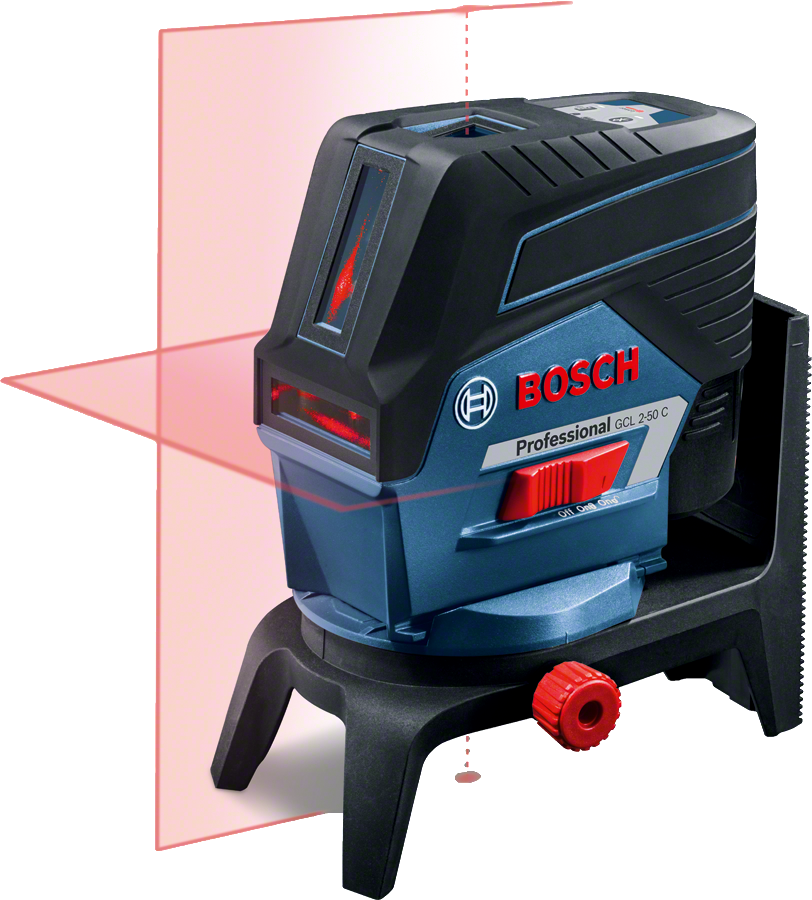 Bosch Professional GCL 2-50 C Çapraz ve Noktasal Lazer (RM2 + BT150) - 0601066G02
