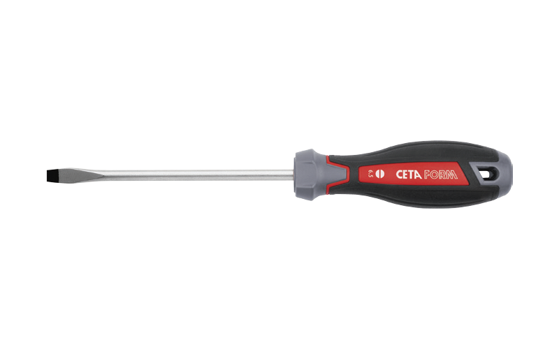 Ceta Form C-Plus Düz Uçlu Tornavida (Atölye Tipi) 8.0 x 175 mm - F10-080-175