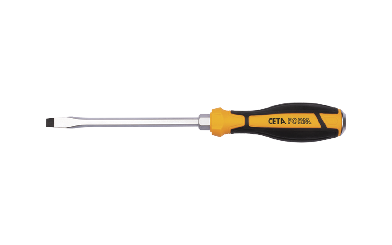 Ceta Form C-Plus Düz Uçlu Tornavida (Çekiçlenebilir) 6.5 x 125 mm - F10C-065-125
