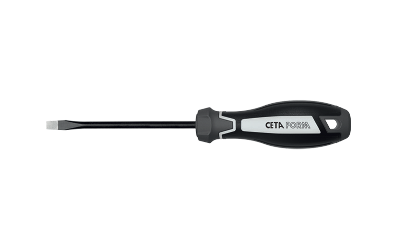 Ceta Form C-Plus Düz Uçlu Tornavida (Elmas Uçlu) 3.0 x 75 mm - F10D-030-075