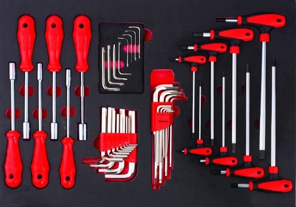 İzeltaş Premium Serisi Takım Dolabı - 4. Çekmece İçi 43 Parça - 8245004043