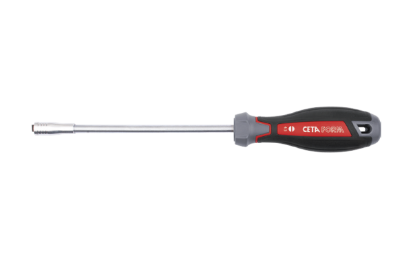 Ceta Form C-Plus Düz Uçlu Tornavida (Vida Tutucu Mıknatıslı) 4.5 x 100 mm - F10M-045-100