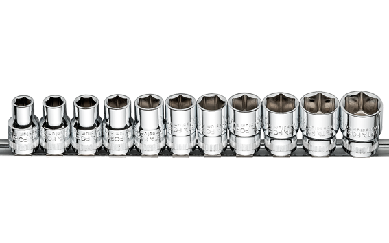 Ceta Form 11 Parça 1/2'' 6 Köşe Lokma Anahtar Takımı - C22-RH11