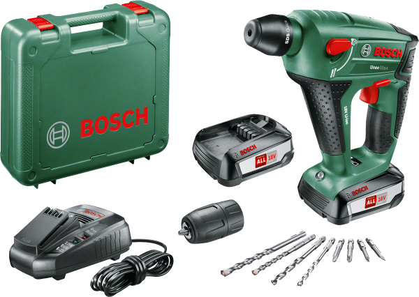 Bosch UNEO MAXX 18 V Çift Akülü Kırıcı Delici (2 x 2.5 Ah) - 0603952327