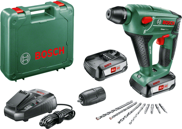 Bosch UNEO MAXX 18 V Çift Akülü Kırıcı Delici (2 x 2.5 Ah) - 0603952327