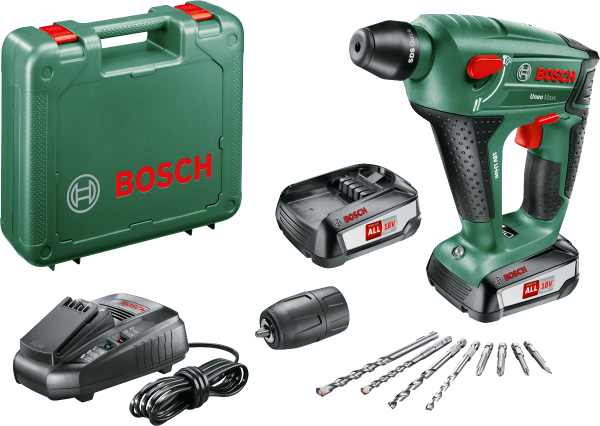 Bosch UNEO MAXX 18 V Çift Akülü Kırıcı Delici (2 x 2.5 Ah) - 0603952327