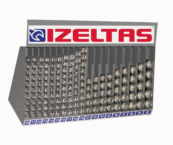 İzeltaş 145 Parça 1/2'' Lokma Anahtar Sehpası - 1113006145