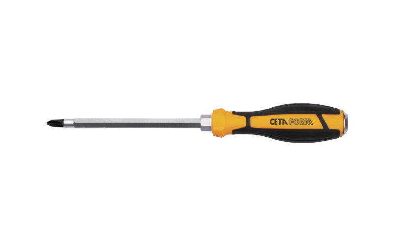 Ceta Form C-Plus Yıldız Uçlu Tornavida (Çekiçlenebilir) PH1 x 80 mm - F14C-001-080