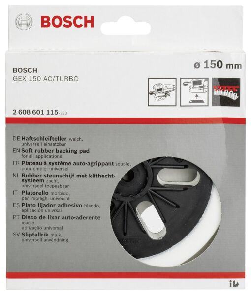 Bosch Zımpara Tabanı 6D-Y 150Mm Gex150Ac/Ave/T 2608601115