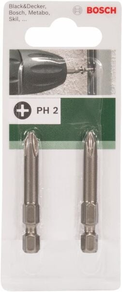 Bosch Dıy Vıdalama Ucu Ph2*49 Mm 2 Lı 2609255920
