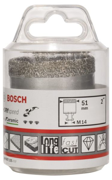 Bosch - Best Serisi, Taşlama İçin Seramik Kuru Elmas Delici 51*35 mm
