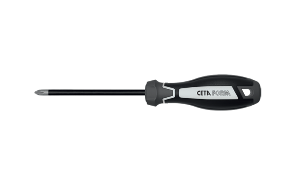 Ceta Form C-Plus Pozidriv Uçlu Tornavida (Elmas Uçlu) PZ1 x 80 mm - F17D-001-080