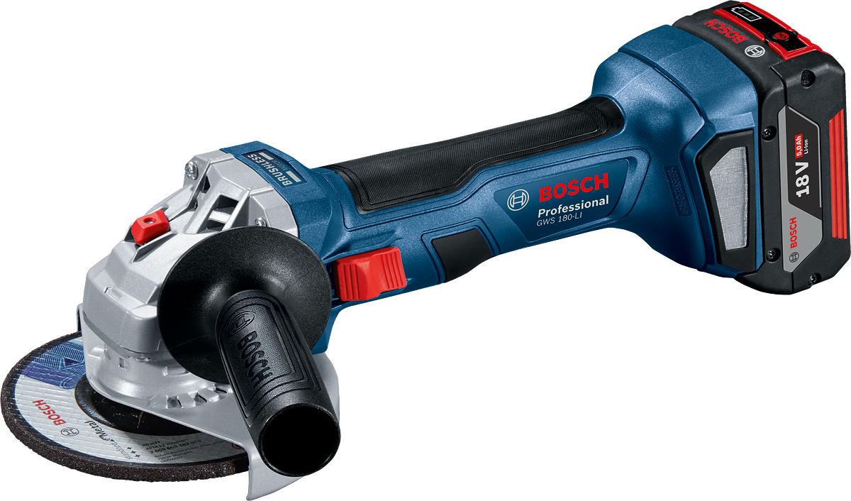 Bosch Professional GWS 180-LI Akülü Taşlama Makinesi - 06019H9021
