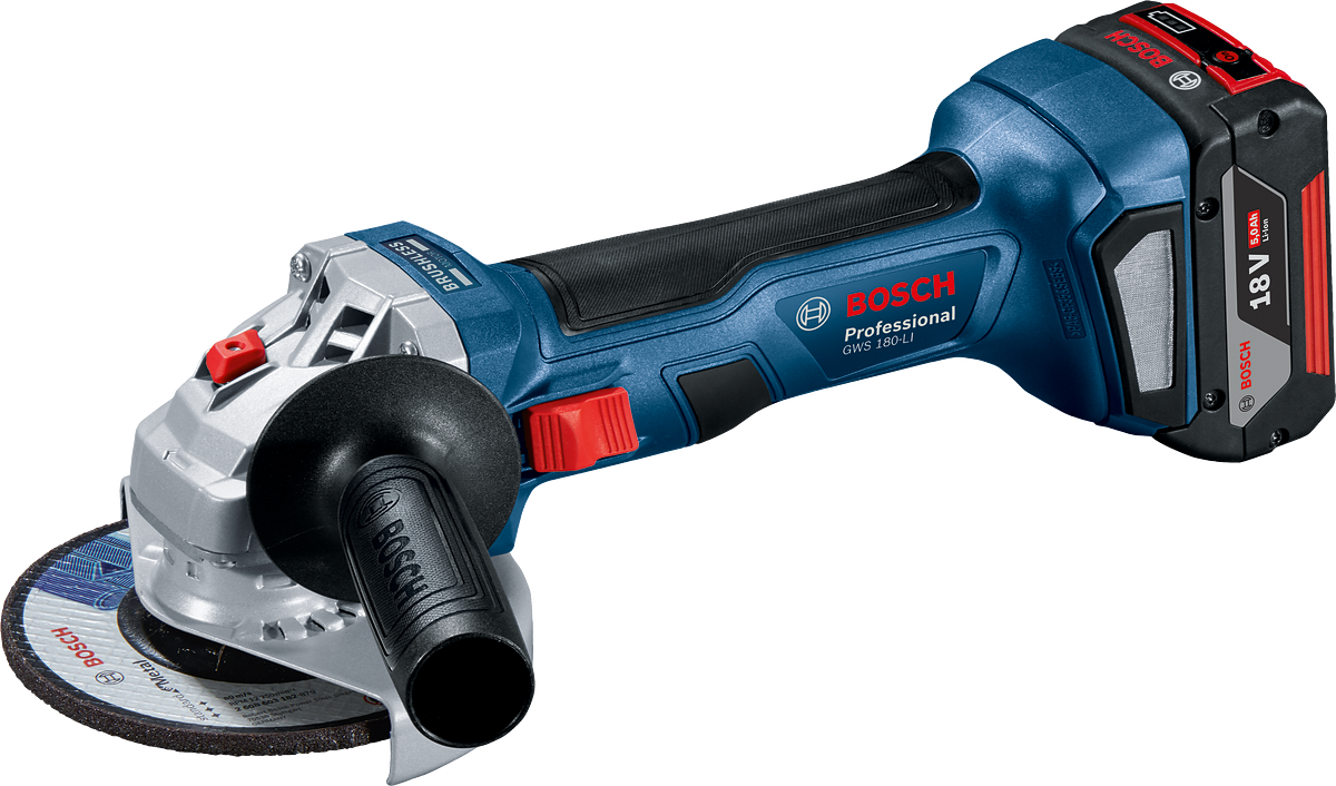 Bosch Professional GWS 180-LI Akülü Taşlama Makinesi - 06019H9021