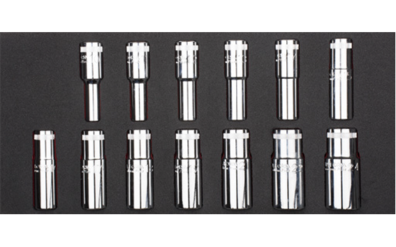 Ceta Form 13 Parça 1/2'' 6 Köşe Derin Lokma Anahtar Takımı (EVA'lı) - C24-E13H