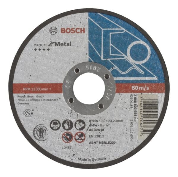 Bosch Exmetal Kesme Tası 115*3,0 Mm Duz 2608603395