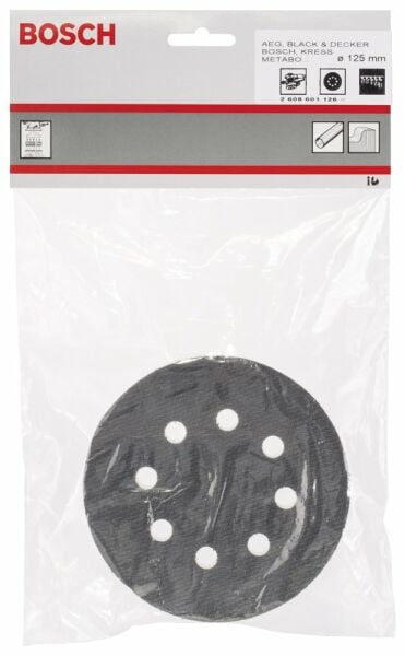 Bosch Zımpara Tabanı Delıklı Sunger Ø125Mm 2608601126