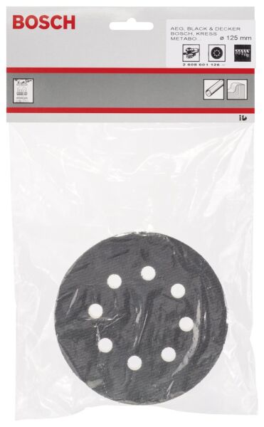 Bosch Zımpara Tabanı Delıklı Sunger Ø125Mm 2608601126