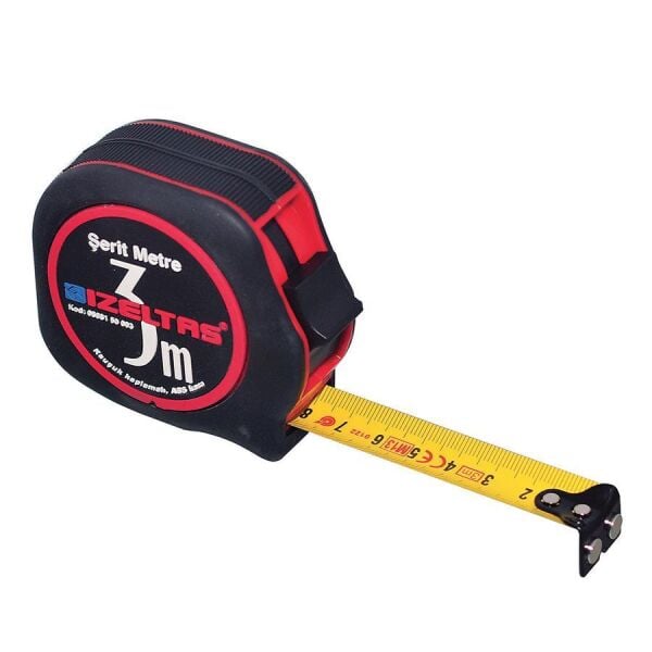 İzeltaş Plastik Stoplu Şerit Metre 3 m - 0588150003