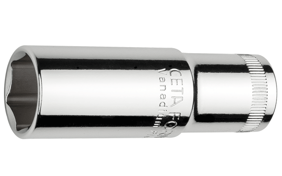 Ceta Form 1/2'' 6 Köşe Derin Lokma Anahtar 15 mm - C24-H15