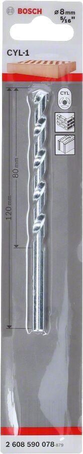 Bosch Cyl-1 8*120 Mm 2608590078