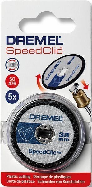 DREMEL® EZ SpeedClic: Plastik Kesme Diskleri (SC476) - 2615S476JB