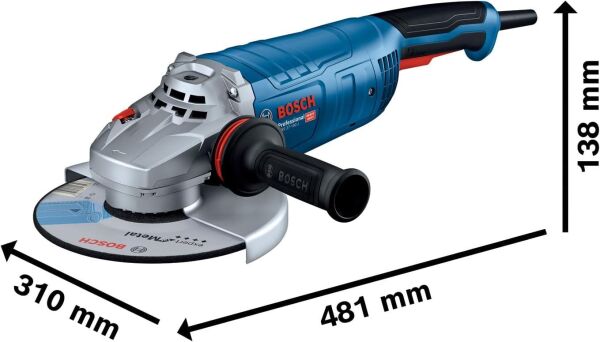 Bosch Professional GWS 27-180 J Büyük Taşlama Makinesi - 06018C4320