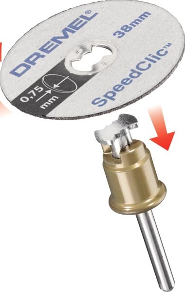 DREMEL® EZ SpeedClic: İnce Kesme Diskleri (SC409) - 2615S409JB