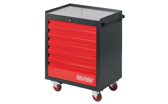 Ceta Form GT Takım Arabası (Boş) - 6 Çekmeceli - A02-06