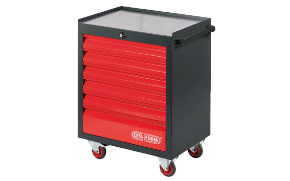 Ceta Form GT Takım Arabası (Boş) - 6 Çekmeceli - A02-06