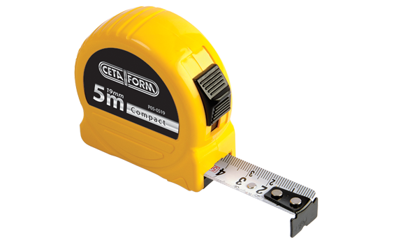 Ceta Form Compact Şerit Metre 5 m x 19 mm - P05-0519