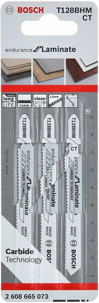 Bosch T 128 BHM Endurance For Lamınate Dekupaj Testere Bıçağı 3lü 2608665073