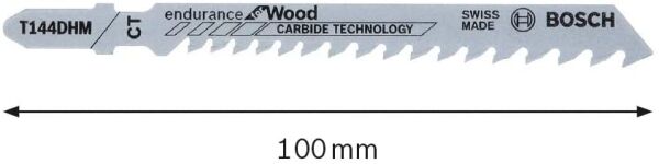 Bosch T 144 DHM Endurance For Wood Dekupaj Testere Bıçağı 3lü 2608665071