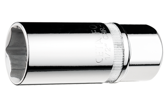 Ceta Form 1/2'' 6 Köşe Buji Lokması (Mıknatıslı) 16 mm - C27-R16M