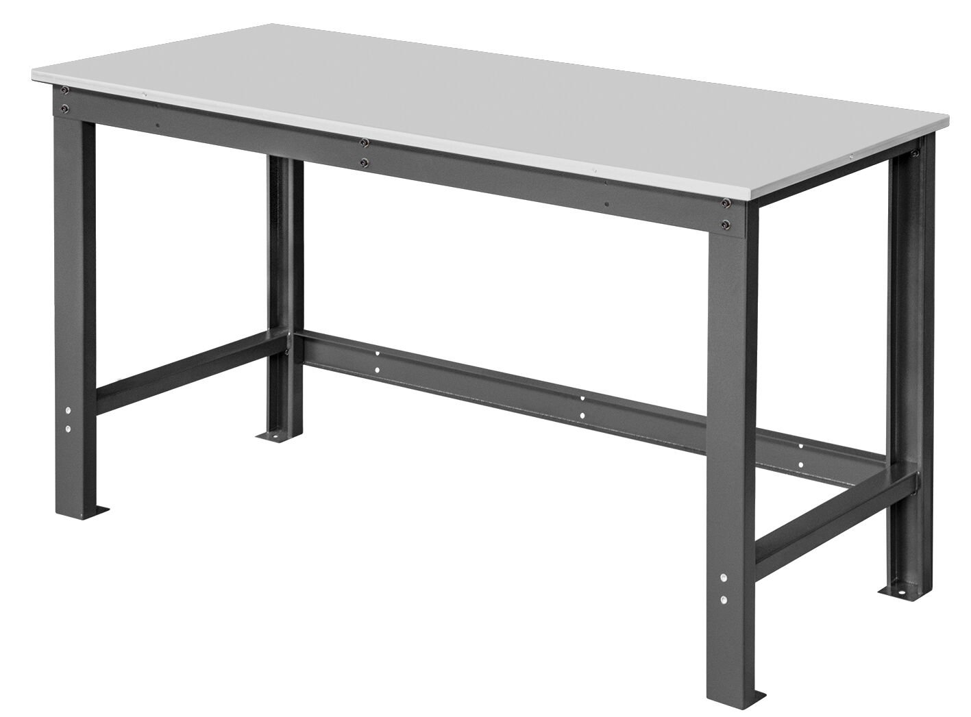 Ceta Form Çalışma Masası - Galvaniz Sac Tezgahlı - A17L-NG