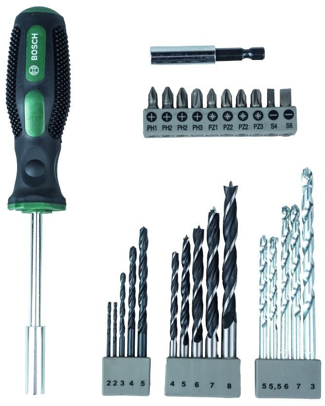 Bosch - 27 Parça Tornavidalı Vidalama ve Matkap Ucu Seti