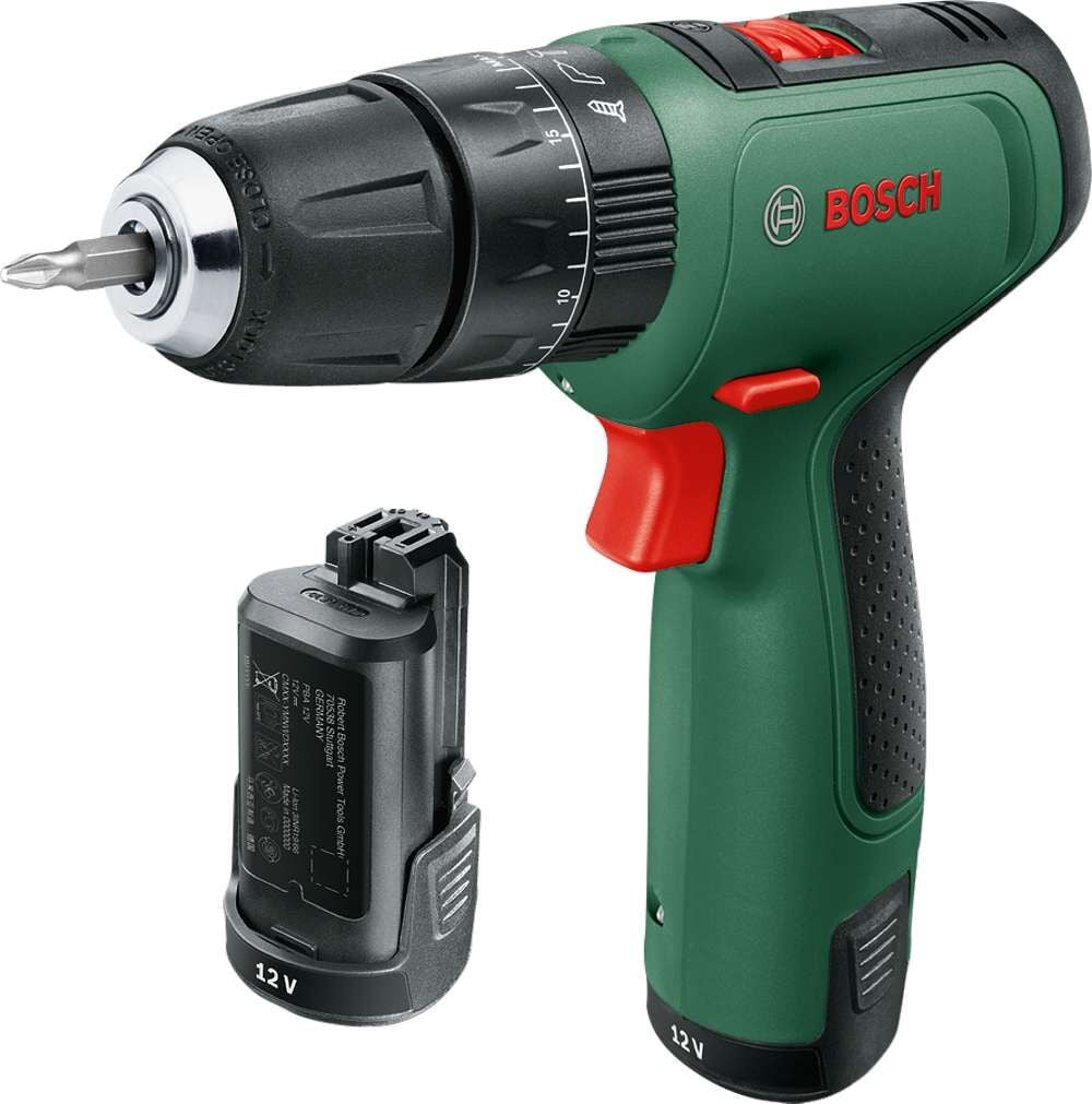 Bosch EasyImpact 1200 Akülü Darbeli Delme Vidalama Makinesi + GAL 1210 CV + AC Kit (Çift Akülü) - 06039D3105
