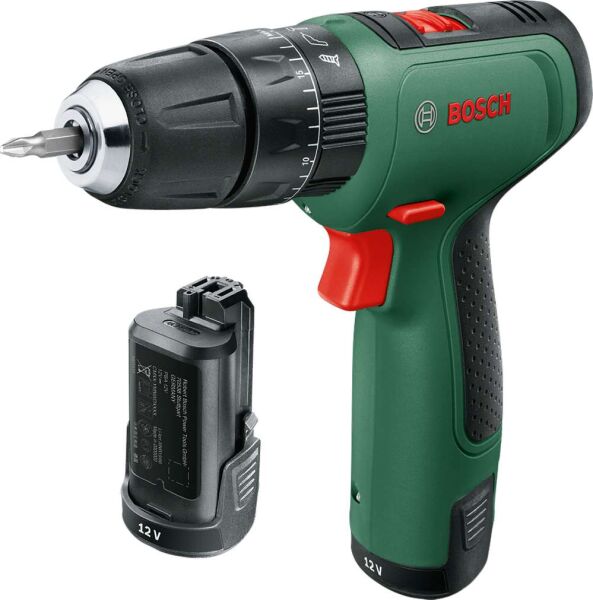 Bosch EasyImpact 1200 Akülü Darbeli Delme Vidalama Makinesi + GAL 1210 CV + AC Kit (Çift Akülü) - 06039D3105