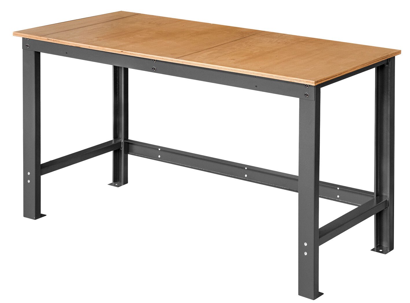 Ceta Form Çalışma Masası Ahşap Tezgahlı - A17L-NW