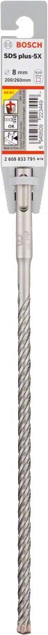 Bosch Matkap Ucu Sds-Plus-5X 8*260 Mm 2608833791