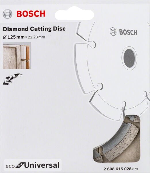 Bosch - Ekonomik Seri Genel Yapı Malzemeleri İçin Elmas Kesme Diski 125 mm