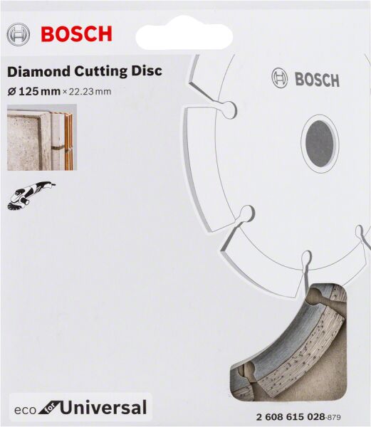 Bosch - Ekonomik Seri Genel Yapı Malzemeleri İçin Elmas Kesme Diski 125 mm