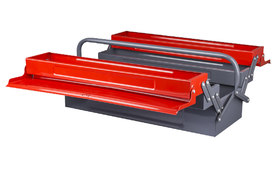 Ceta Form Metal Takım Çantası - 5 Gözlü (Uzun Tip) - A25-5L
