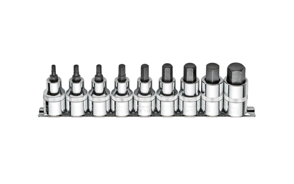 Ceta Form 9 Parça 1/2'' Allen Uçlu Lokma Takımı - Kısa Tip/SAE - C28AS-RH9