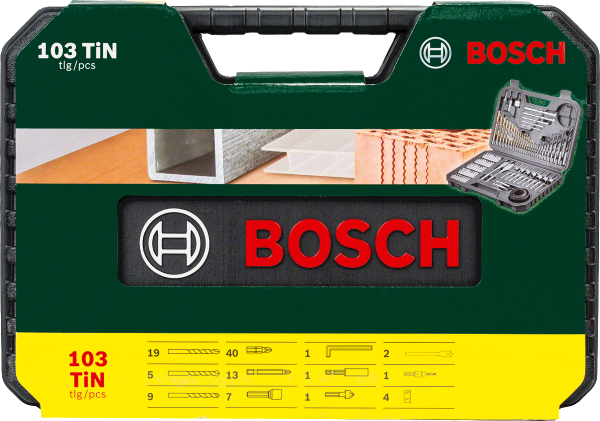Bosch V-Line 103 Parca Vidalama/Matkap Ucu Seti 2607017367