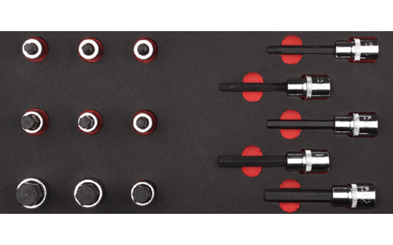 Ceta Form 14 Parça 1/2'' Allen Lokmalı Bits Takımı (EVA'lı) - C28S-E14H