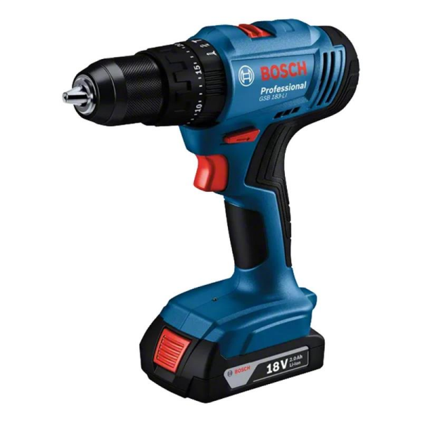 Bosch Professional GSB 183-LI Akülü Darbeli Delme Vidalama Makinesi (1 x 2.0 Ah) - 06019K9101