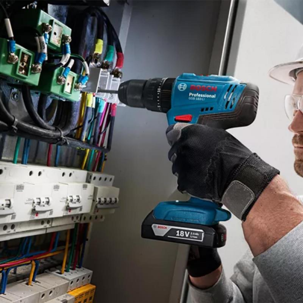 Bosch Professional GSB 183-LI Akülü Darbeli Delme Vidalama Makinesi (1 x 2.0 Ah) - 06019K9101