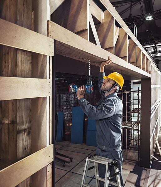 Bosch Professional GSB 18V-50 Akülü Darbeli Vidalama Makinesi (2 x 2.0 Ah; L-Case) - 06019H5100